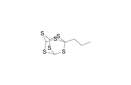 2,4,6,8,9,10-Hexathiatricyclo[3.3.1.1(3,7)]decane, 1-propyl-