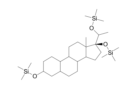 19-Nor-pregnane-3,17,20-triol - tris(trimethylsilyl) derivative