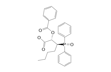 (2R*,3S*)-2-Benzoyloxy-3-diphenylphosphinoylheptanoic acid