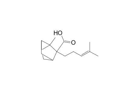 Tricyclo[2.2.1.02,6]heptane-3-carboxylic acid, 2-methyl-3-(4-methyl-3-pentenyl)-