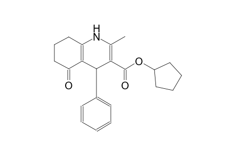 cyclopentyl 2-methyl-5-oxo-4-phenyl-1,4,5,6,7,8-hexahydro-3-quinolinecarboxylate
