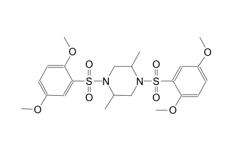 1,4-bis[(2,5-dimethoxyphenyl)sulfonyl]-2,5-dimethylpiperazine