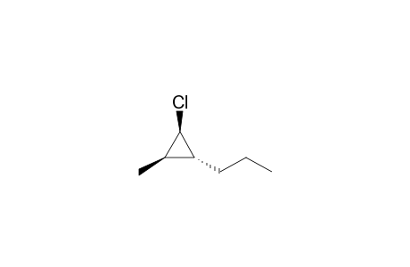 1(R)-chloro-2(R)-methyl-3(R)-propylcyclopropane