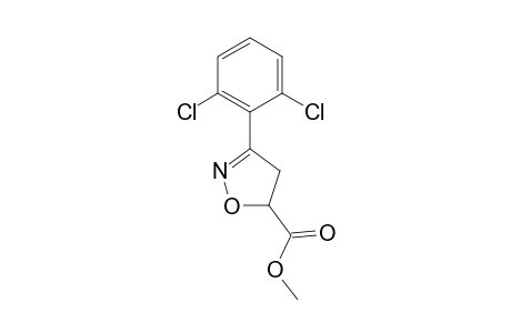 5-Isoxazolecarboxylic acid, 3-(2,6-dichlorophenyl)-4,5-dihydro-, methyl ester