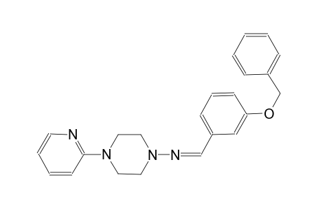 1-piperazinamine, N-[(Z)-[3-(phenylmethoxy)phenyl]methylidene]-4-(2-pyridinyl)-