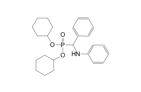 dicyclohexyl anilino(phenyl)methylphosphonate
