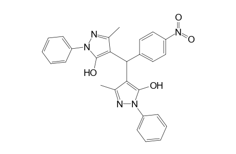 4,4'-[(4-Nitrophenyl)methylene]bis(3-methyl-1-phenyl-1H-pyrazol-5-ol)
