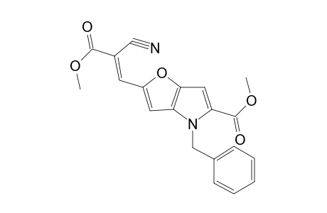 Furo[3, 2-b]pyrrole-5-carboxylic acid, 4-benzyl-2-(2-cyano-3-methoxy-3-oxoprop-1-enyl)-, methyl ester