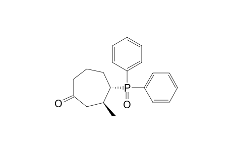 TRANS-4-(DIPHENYLPHOSPHINYL)-3-METHYLCYCLOHEPTANONE