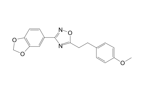 1,2,4-Oxadiazole, 3-(1,3-benzodioxol-5-yl)-5-[2-(4-methoxyphenyl)ethyl]-