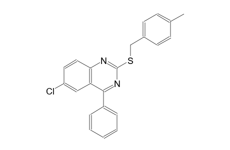 6-chloro-2-[(4-methylbenzyl)sulfanyl]-4-phenylquinazoline