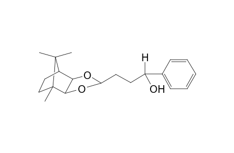 (1R,2S,3'S,4R,6S,7S)-4-(3'-hydroxy-3'-phenylpropyl)-1,10,10-trimethyl-3,5-dioxatricyclo[3.2.1.0(2,6)]decane
