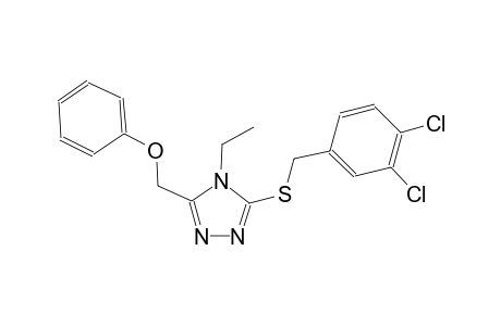 3-[(3,4-dichlorobenzyl)sulfanyl]-4-ethyl-5-(phenoxymethyl)-4H-1,2,4-triazole