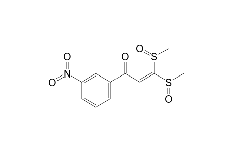 1,1-Dimethylsulfinyl-2-(3-nitrobenzoyl)ethylene