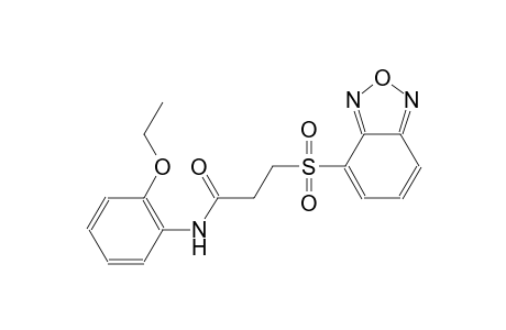 propanamide, 3-(2,1,3-benzoxadiazol-4-ylsulfonyl)-N-(2-ethoxyphenyl)-