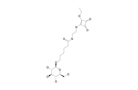 1-[(2-AMINOETHYLAMIDO)-CARBONYLPENTYL-BETA-D-GLUCOPYRANOSIDE]-2-ETHOXYCYCLOBUTENE-3,4-DIONE