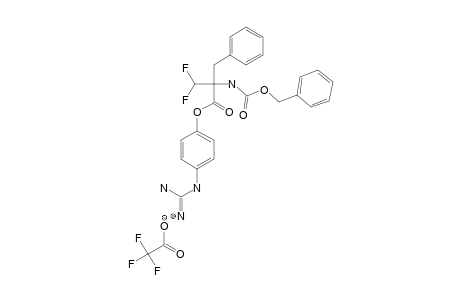 4-GUANIDINOPHENYL-N-(BENZYLOXYCARBONYL)-(ALPHA-DIFLUOROMETHYL)-PHENYLALANINATE-TRIFLUOROACETATE
