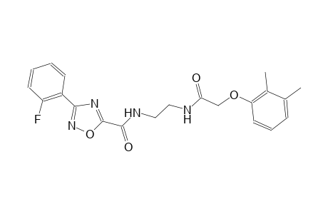 1,2,4-oxadiazole-5-carboxamide, N-[2-[[2-(2,3-dimethylphenoxy)acetyl]amino]ethyl]-3-(2-fluorophenyl)-