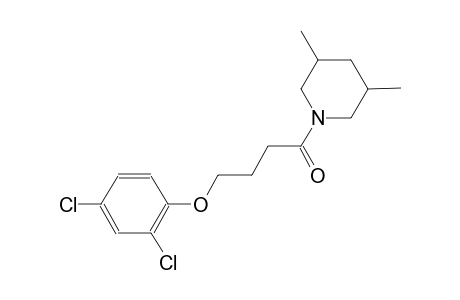 1-[4-(2,4-dichlorophenoxy)butanoyl]-3,5-dimethylpiperidine
