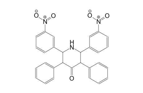 2,6-bis(3-nitrophenyl)-3,5-diphenyl-4-piperidinone
