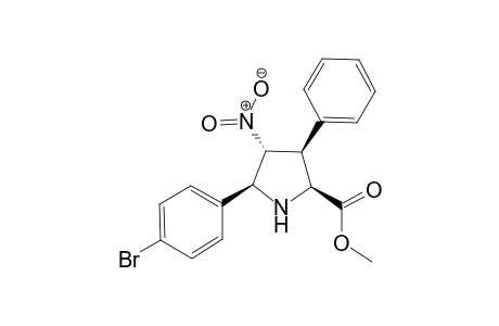 (2S,3S,4R,5S)-Methyl 5-(4-bromophenyl)-4-nitro-3-phenylpyrrolidine-2-carboxylate