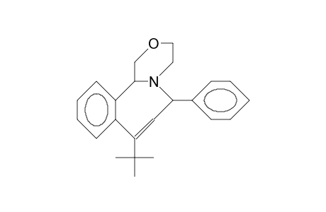 8-tert-Butyl-6-phenyl-3,4,5,12b-tetrahydro-1H-(1,4)oxazino(4,3-A)(2)benzazepine