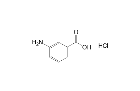 m-aminobenzoic acid, hydrochloride