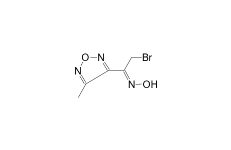 ethanone, 2-bromo-1-(4-methyl-1,2,5-oxadiazol-3-yl)-, oxime, (1Z)-