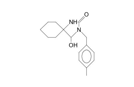4-Hydroxy-3-(4-methyl-benzyl)-1,3-diaza-spiro(4.5)decan-2-one