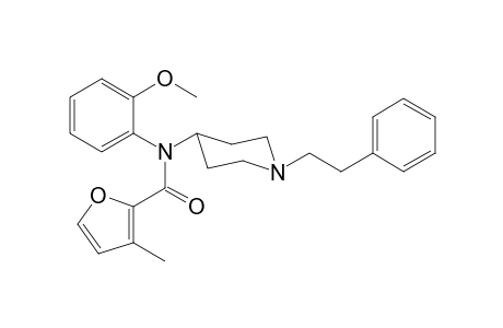 N-(2-Methoxyphenyl)-3-methyl-N-[1-(2-phenylethyl)piperidin-4-yl]furan-2-carboxamide