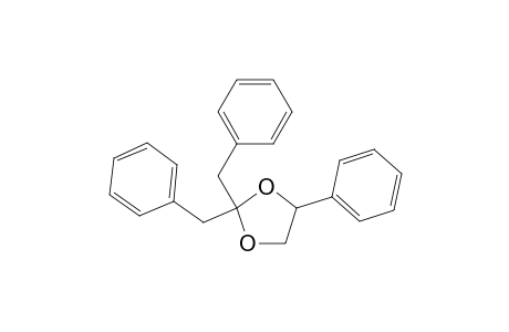 2,2-Dibenzyl-4-phenyl-1,3-dioxolane