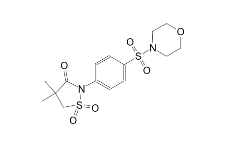 3-isothiazolidinone, 4,4-dimethyl-2-[4-(4-morpholinylsulfonyl)phenyl]-, 1,1-dioxide