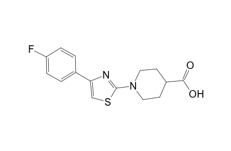 1-[4-(4-fluorophenyl)-1,3-thiazol-2-yl]piperidine-4-carboxylic acid
