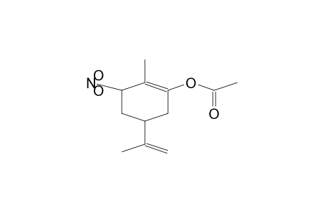 1-CYCLOHEXEN-1-OL, 2-METHYL-5-(1-METHYLETHENYL)-3-NITRO- ACETATE(ESTER),