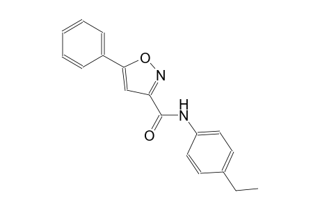 3-isoxazolecarboxamide, N-(4-ethylphenyl)-5-phenyl-