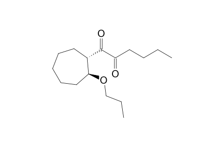 1-[(1S,2S)-2-propoxycycloheptyl]hexane-1,2-dione