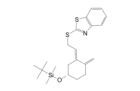 (Z,S)-2-[2-(5-(tert-Butyldimethylsilyloxy)-2-methylenecyclohexylidene]ethylsulfanyl]benzothiazole