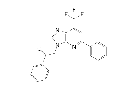 1-Phenyl-2-[5-phenyl-7-(trifluoromethyl)-3H-imidazo[4,5-b]pyridin-3-yl]ethanone