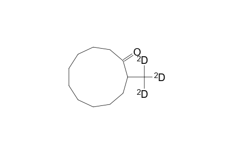 2-(methyl-D3)-cycloundecanone