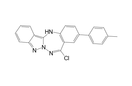 13-Chloro-2-(4-tolyl)-5H-indazolo[3,2-b]-1,3,4-benzotriazepine