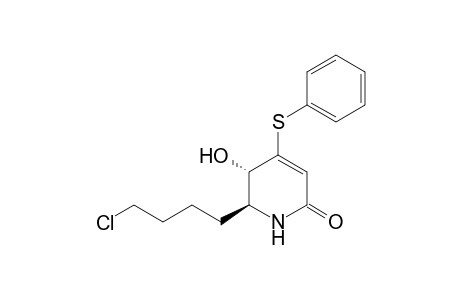 (5S,6S)-6-(4-Chloro-butyl)-5-hydroxy-4-phenylsulfanyl-5,6-dihydro-1H-pyridin-2-one