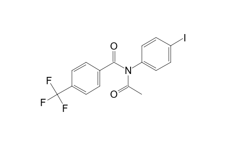 N-(4-Iodophenyl)-4-(trifluoromethyl)benzamide, N-acetyl