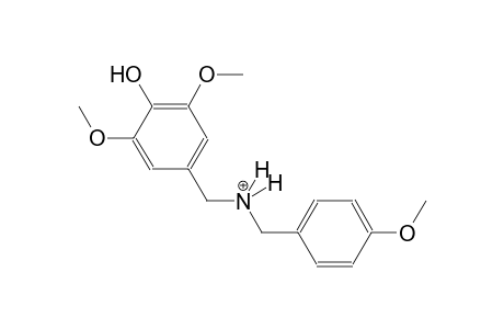 N-(4-hydroxy-3,5-dimethoxybenzyl)(4-methoxyphenyl)methanaminium