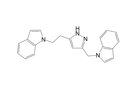 1-((5-(2-(1H-Indol-1-yl)ethyl)-1H-pyrazol-3-yl)methyl)-1H-indole