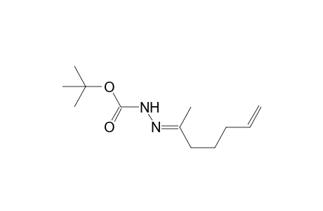 Tert-Butyl 2-(hept-6-en-2-ylidene)hydrazinecarboxylate