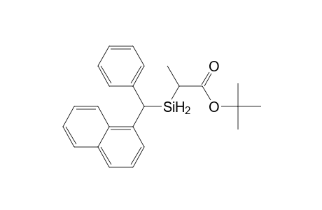 tert-buityl 2-(1-naphthylphenylmethylsilyl)propionate