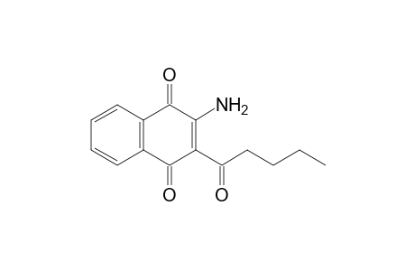 2-Amino-3-pentanoyl-1,4-naphthoquinone