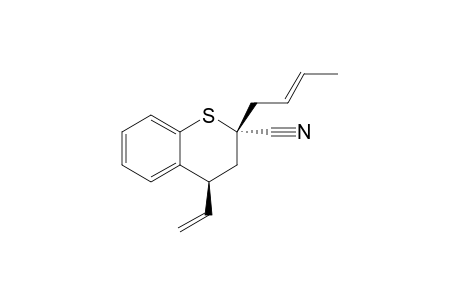 trans-2-[(E)-2-Butenyl]-4-vinyl-3,4-dihydro-2H-benzo[b]thiine-2-carbonitrile