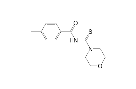 4-Methyl-N-(morpholin-4-ylmethanethioyl)benzamide