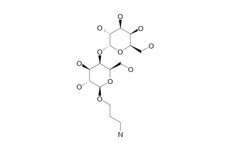 3-AMINOPROPYL-4-O-(ALPHA-D-GALACTOPYRANOSYL)-BETA-D-GALACTOPYRANOSIDE